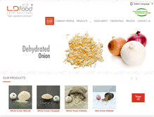 Tablet Screenshot of lalsaidehyfoods.com